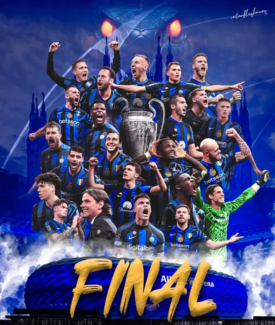 欧冠冲刺阶段走向成谜；国际米兰造点机会；引发热议；球队文化再被提及的简单介绍