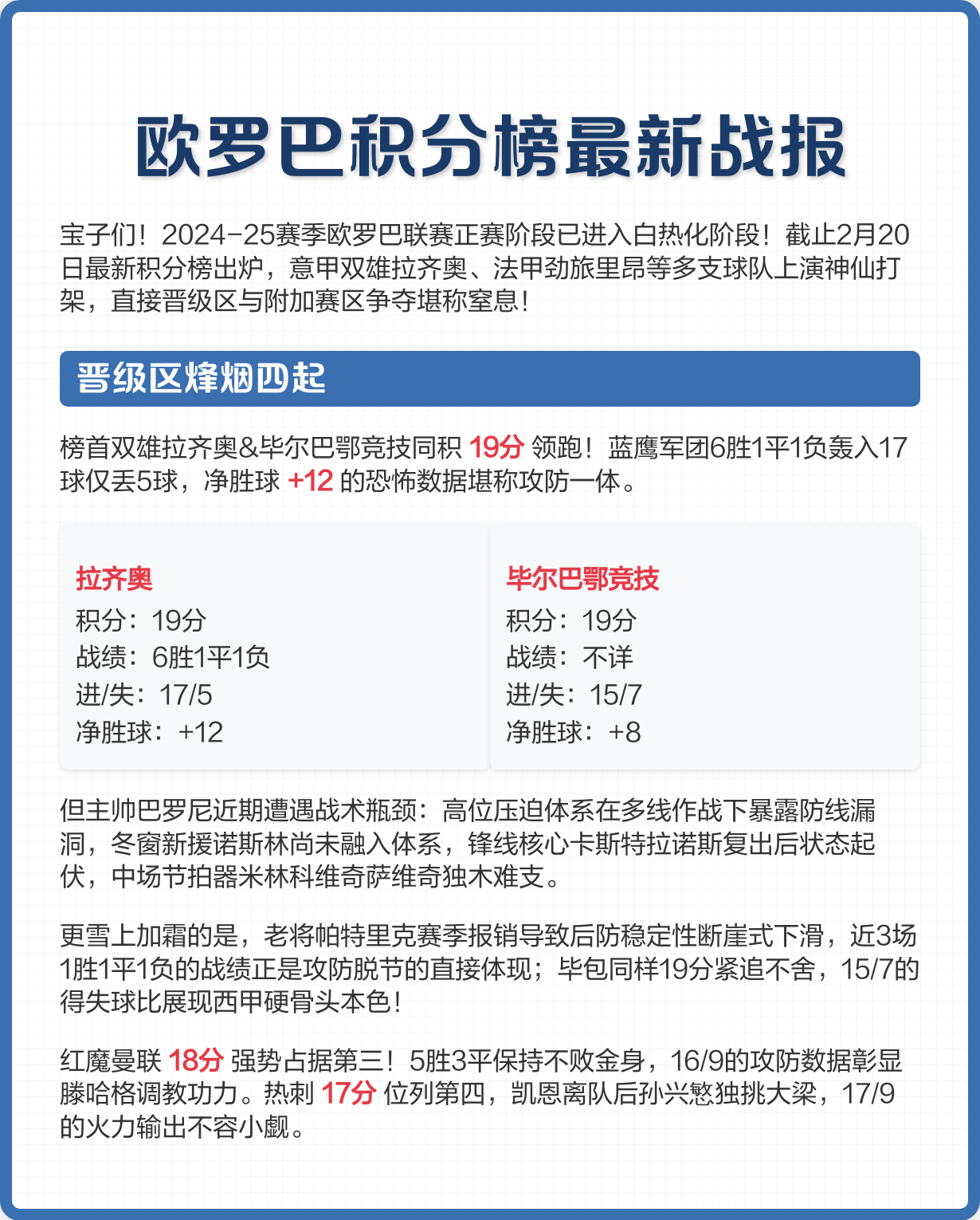 关于刚刚!浙江队围绕英超完成体检巴塞罗那官宣签约备战法甲,毕尔巴鄂竞技围绕英超强势反弹的信息 关于刚刚!浙江队围绕英超完成体检巴塞罗那官宣签约备战法甲,毕尔巴鄂竞技围绕英超强势反弹的信息